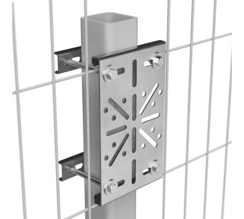 Комплект крепление монтажной пластины к опорам ограждений AISI 304  PR80.08122  Промрукав