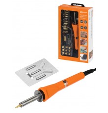 Набор для выжигания "Профи", паяльник 30 Вт, 230 В, 20 декоративных насадок, подставка, кейс,  SQ1025-1002  TDM