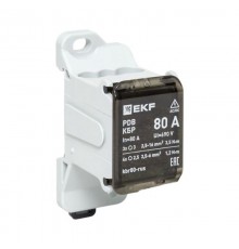 Клеммный блок распределительный КБР 80A  kbr80-rus EKF