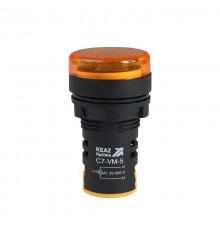 Индикатор напряжения OptiSignal Compact D22 C7-VM-5 желтый 20-500 В AC AD22VM  362191  КЭАЗ