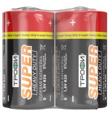 Батарейка солевая (ЭП) R20-2S (12/288/4608) (D)   C0033714  ТРОФИ