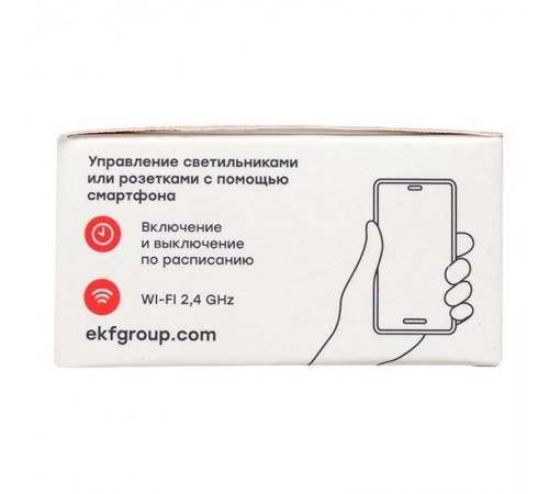 Умное реле в подрозетник 1-канальное Wi-Fi  Connect ssh-1g-wf EKF