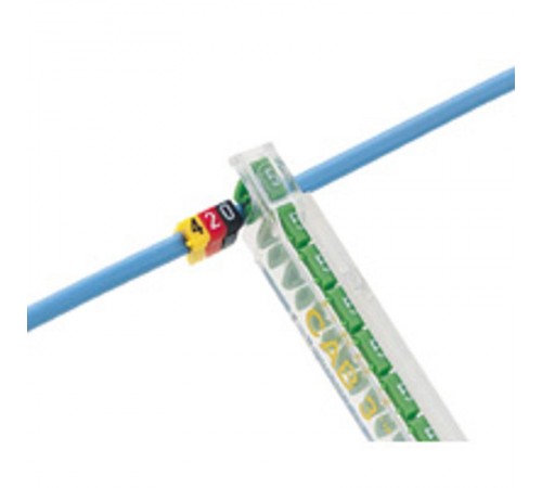 Аппликаторы для маркеров CAB 3 - сечение 1,5-2,5 мм - прозрачный  038396  Legrand