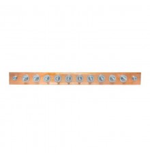 Главная заземляющая шина с изоляторами на 10 подключений ГЗШ-10 Сugc-e2010 EKF