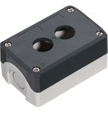 Кнопочный пост SALD02, 2 отверстия, серый  SALD02  Systeme Electric