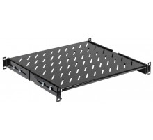 19" стационарная полка глубиной 600мм, черная  FS05-600PI  ITK