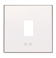 Накладка 1хUSB ЗУ,SKY,ал.бел.  2CLA858520A1101  ABB