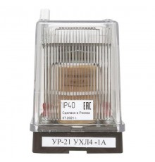 Указательное реле, переменного тока, ток срабатывания 0,16А, заднее присоединение, исполнение УХЛ4  ur21pert0.16azp  EKF