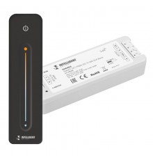 INTELLIGENT ARLIGHT Диммер SMART-SET-PWM-102-72-MIX-SUF Black (12-24V, 2x5A, ПДУ LINE, 2.4G) (IARL, IP20 Пластик, 5 лет)  036186  Arlight