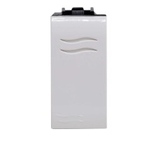 Brava белый Выключатель 16А 1 мод.  76001B  DKC