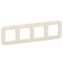 FLITE Artistic Рамка 4-ая РУ-4-А-ФлСл сливочный  FI-M42-31-20-K86  IEK