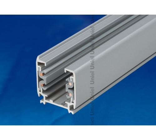 Шинопровод осветительный тип А. трехфазный, серебряный. L= 1 м. UBX-AS4 SILVER 100 POLYBAG  09722  Uniel