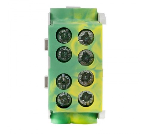Клемма распределительная КСР с двойным винтом 2x35/2x25 желто-зеленая PROxima  ksr-2.35-2.25-y-green  EKF