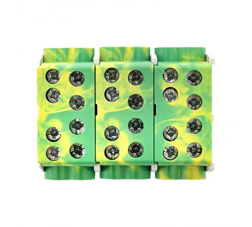 Клемма распределительная КСР с двойным винтом 2x35/2x25 желто-зеленая PROxima  ksr-2.35-2.25-y-green  EKF