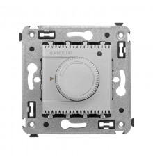 Термостат для теплых полов в стену, "Avanti", "Закаленная сталь"  4404163  DKC