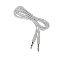 Аудиокабель 3,5 мм штекер-штекер 1 м белый  18-1110  REXANT