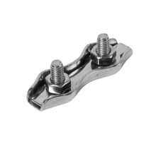 Зажим для троса Duplex 2 мм (2 шт) - ярлык ( 0,02 кг)  108071  Tech-KREP