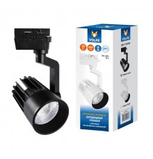 Светильник светодиодный трековый ULB-Q274 30W/4000К BLACK 3000 Лм 4000К черный  UL-00005926  Volpe