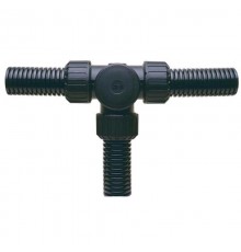 Ответвитель ASC21X3/T/BL, Т-образный, полиамид 66, черный, резьба M21, d21, 10 шт. в пачке  7TCA296000R1498  ABB