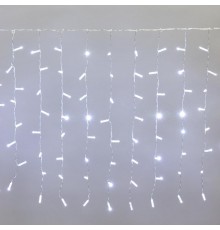 Гирлянда "Светодиодный Дождь"  2x0,8м, прозрачный провод, 230 В, диоды Белые, 160 LED  235-105  NEON-NIGHT