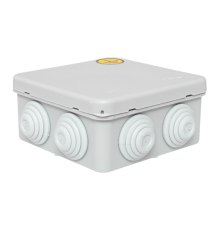 Коробка КУП-030-031 с крышкой наружная (85х85х40) для прямого монтажа 8 мембр. вводов серая IP55  plc-kmr-030-031-g  EKF