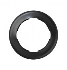 Simon 88 Рамка декоративная, 1 пост, круг в круге, S88, графит  88610-38  Simon