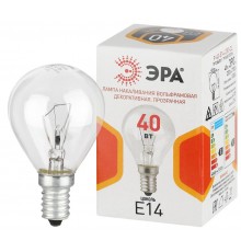 Лампа накаливания  P45 40Вт Е14 / E14 230В  шар прозрачный  Б0066547  ЭРА