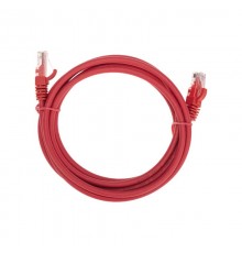 Патч-корд U/UTP CAT 6, RJ45-RJ45, 26AWG, LSZH, красный, 2м REXANT  02-0293-2  REXANT