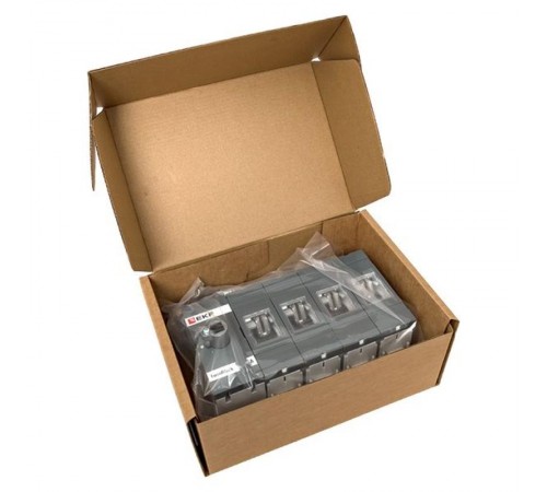 Рубильник 400A 4P без рукоятки управления TwinBlock  tb-s-400-4p  EKF