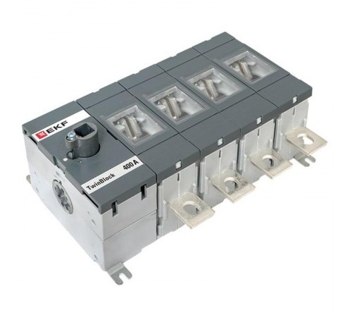 Рубильник 400A 4P без рукоятки управления TwinBlock  tb-s-400-4p  EKF