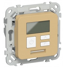 FLITE Термостат электронный с дисплеем 16А Т-ФлШм шамуа  FI-RT11-K89  IEK