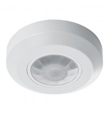 Датчик движения и освещенности 400W 8m 120°(гориз.) 360°(верт.) белый SEN17  41579  FERON