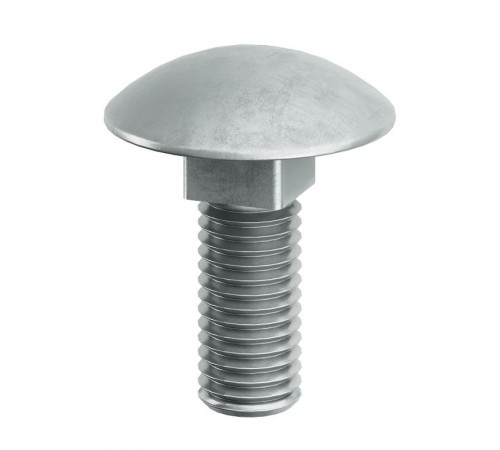 Винт с гладкой головкой и квадратным подголовником М6х16, горяеоцинкованный  CM010616HDZ5  DKC