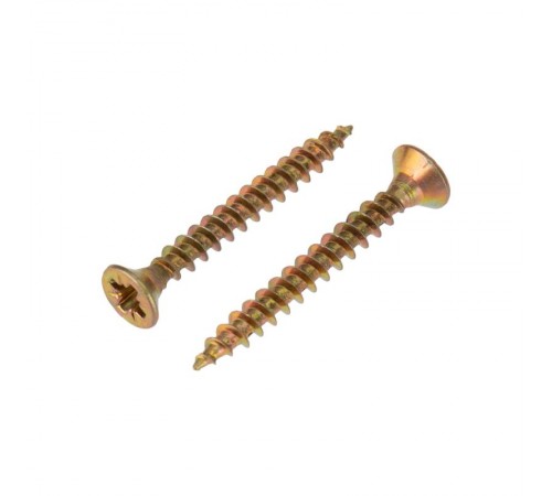 Саморез универсальный KRANZ 4х30, желтый цинк, короб (250 шт./уп.) KR-01-3311-027  Kranz