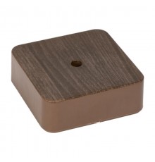 Коробка распределительная KMP-030-030 (75х75х25) тёмное дерево EKF PROxima  plc-kmr-030-030-t  EKF