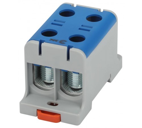 Клеммы силовые вводные КСВ  NO-224-141 двойная (KE67.2) 16-95 мм синяя "N"  Б0065612  ЭРА