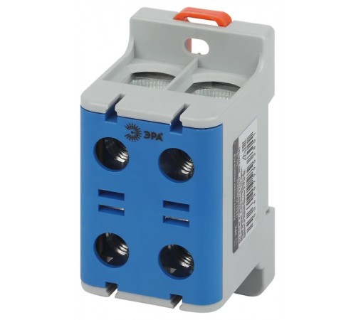 Клеммы силовые вводные КСВ  NO-224-141 двойная (KE67.2) 16-95 мм синяя "N"  Б0065612  ЭРА