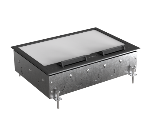 MultiDesk Люк на 16 модулей IP40 для бетонных полов с монтажной коробкой, тип MDK10  MDK10216  SE