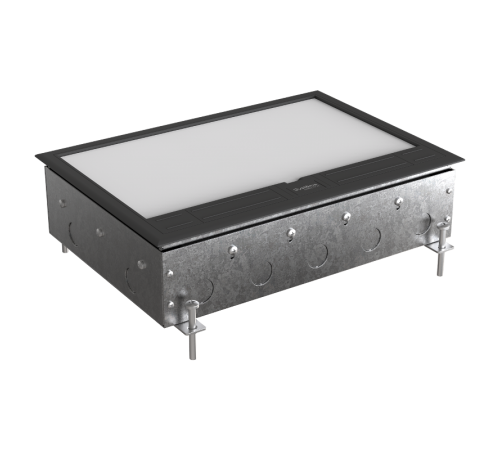 MultiDesk Люк на 16 модулей IP40 для бетонных полов с монтажной коробкой, тип MDK10  MDK10216  SE