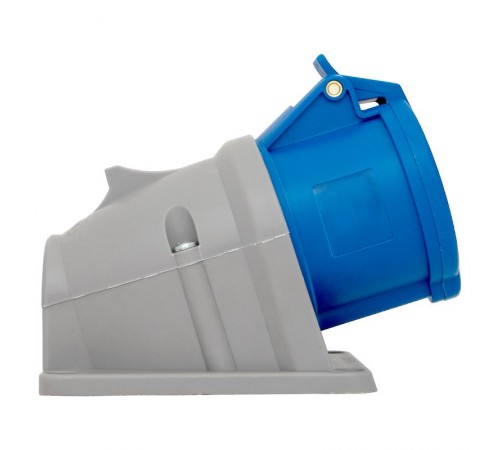 Розетка стационарная наружная 123 2Р+РЕ 32А 220В IP44 EKF PROXIMA  ps-123-32-220-PRO  EKF