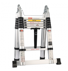 Лестница-cтремянка телескопическая 1.9-3.85 м, SHTOK  376556  КЭАЗ