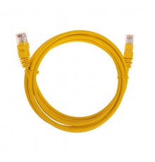 Патч-корд U/UTP, CAT 5e, RJ45-RJ45, 26AWG, LSZH, желтый, 2м REXANT  02-0105-2  REXANT