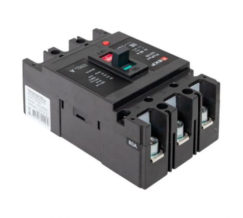Выключатель автоматический LS125 18кА 3P 80А ProPact  mccb-125-18-3-80-ls  EKF