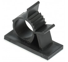 Клипса самоклеящаяся КС-15 черная (24шт)  UHP40-D15-K02  IEK