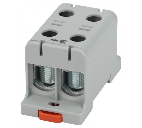 Клеммы силовые вводные КСВ  NO-224-140 двойная (KE67) 16-95 мм серая "L"  Б0065605  ЭРА