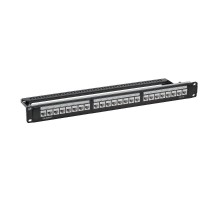 Патч-панель 19",1U,CAT5E, 24 модуля RJ45, неэкранированная  RN5PPU24  DKC