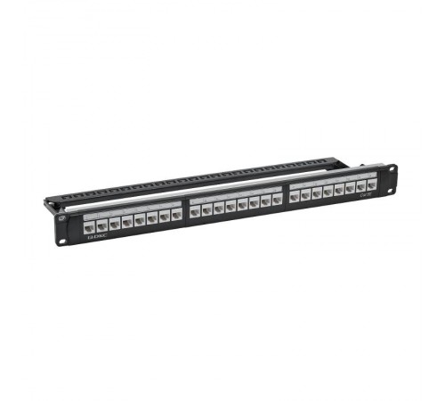 Патч-панель 19",1U,CAT5E, 24 модуля RJ45, неэкранированная  RN5PPU24  DKC
