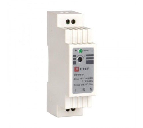 Блок питания 24В DR-15W-24 PROxima  dr-15w-24  EKF