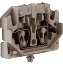 HPC.2GR, мини зажим, проходной 2,5 кв.мм серый  ZHP160GR  DKC