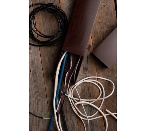 Канал кабельный под тёмное дерево (100х40) (24м.) EKF PROxima  kk-100-40d  EKF